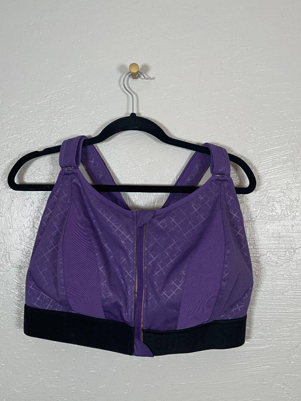 Shefit Women Plus Size 6Luxe 6XL Purple High Impact Sports Bra Adjustable Padded